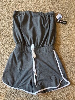 J For Justify Strapless Romper Shorts M